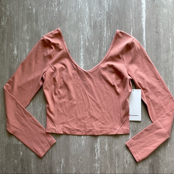 lululemon athletica Tops - Lululemon Align Long Sleeve Shirt - Pink Savannah